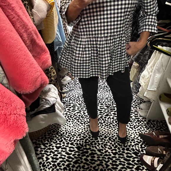 Victoria Beckham gingham peplum top - Picture 11 of 12